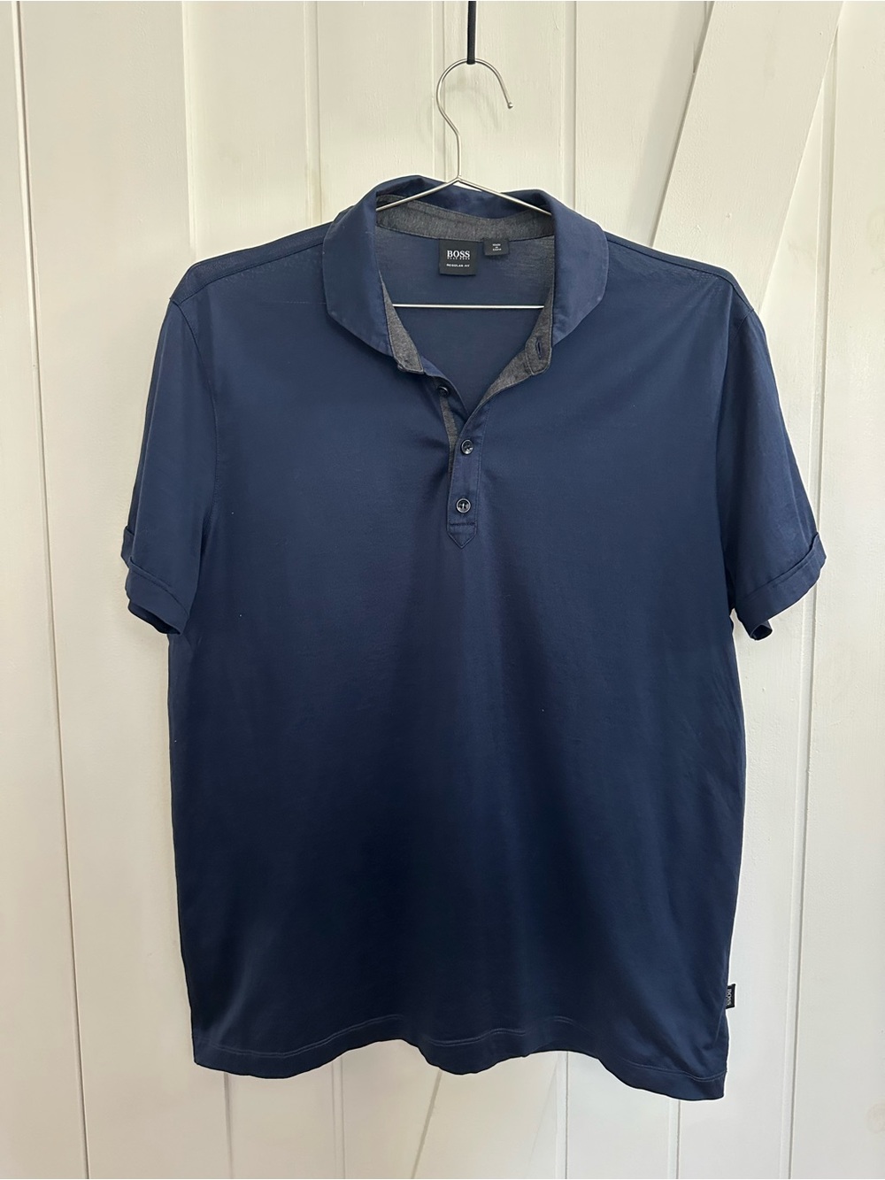 Hugo Boss Men’s Navy Short Sleeve Polo Shirt - Size XL